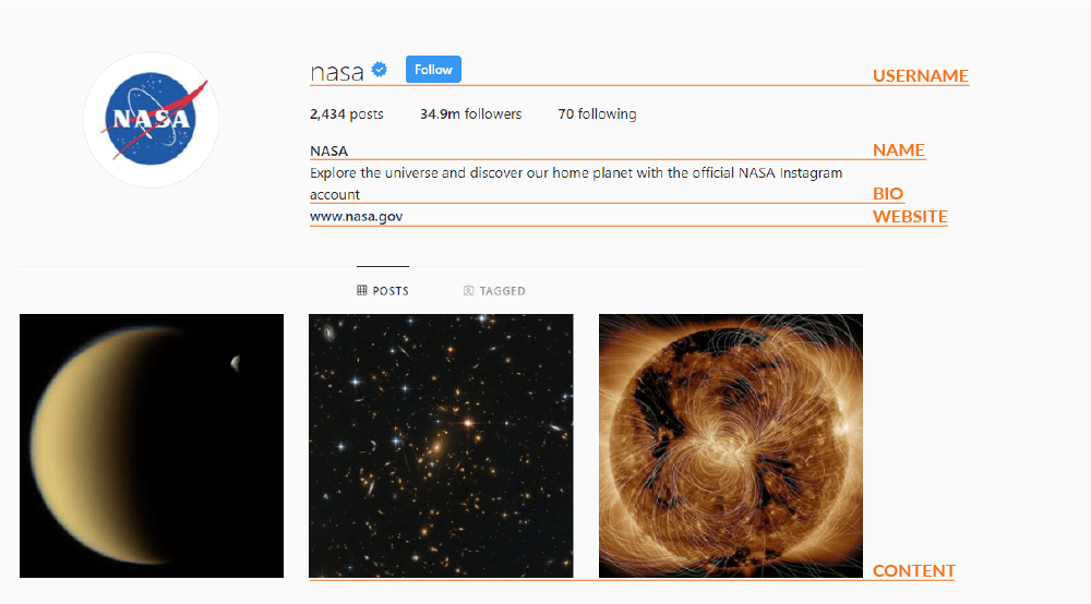 بهینه سازی پروفایل اینستاگرام برای سئو