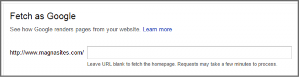 کاربرد fetch as google