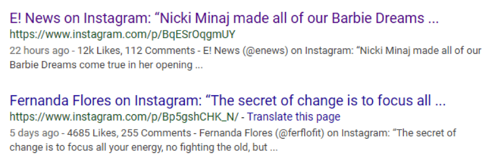 بهینه سازی پروفایل اینستاگرام برای سئو